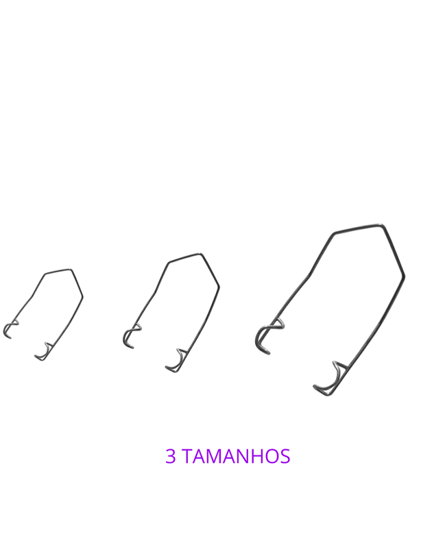 KIT COM 3 TAMANHOS DE BLEFAROS